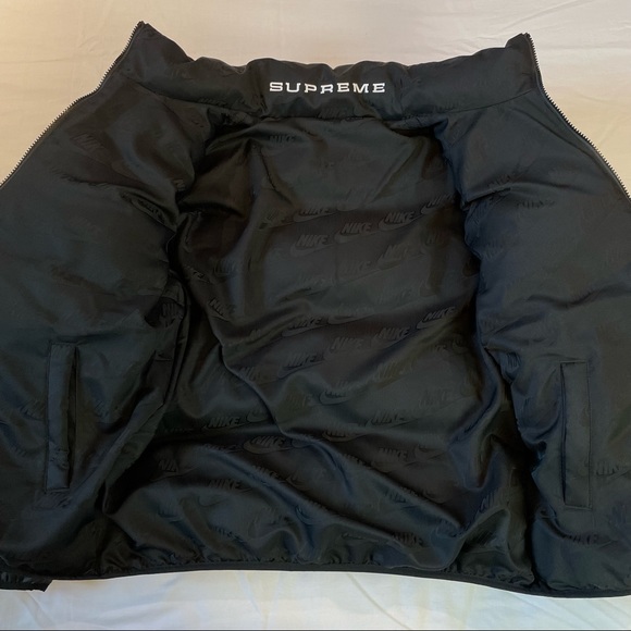 Supreme xNike reversible black puffer - Picture 3 of 4